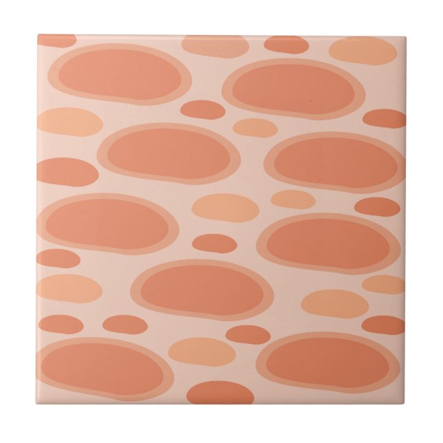 Abstract Circle Art  Tile (Front)