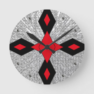 abstract circle chaos modern wall clock