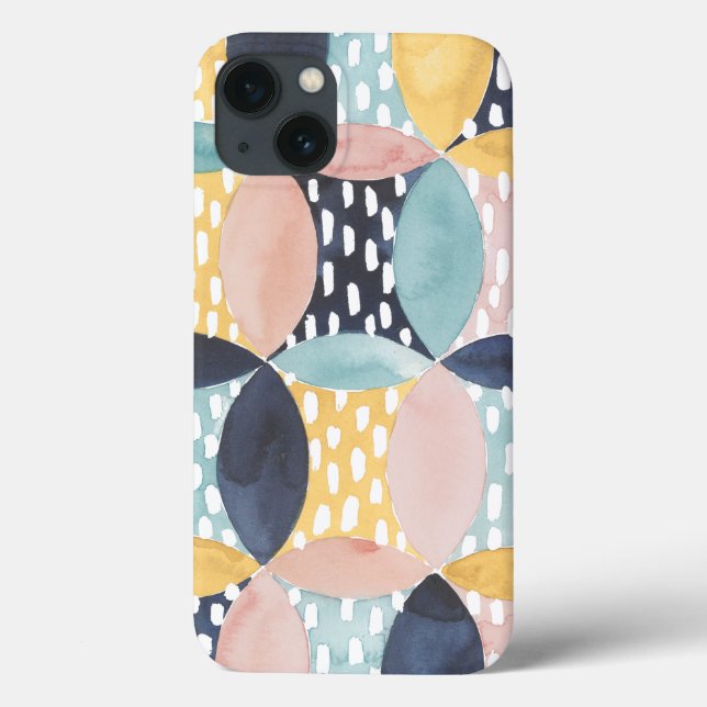 Abstract Circle Pattern Case-Mate iPhone Case (Back)