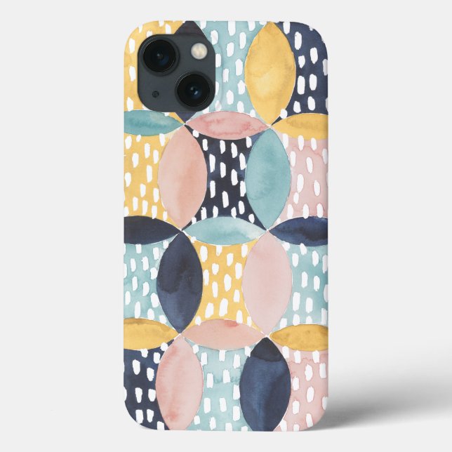 Abstract Circle Pattern Case-Mate iPhone Case (Back)