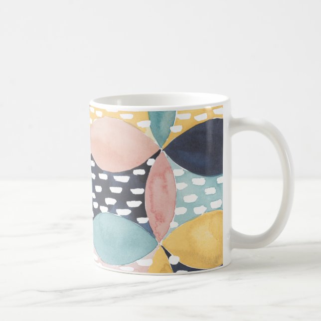 Abstract Circle Pattern Coffee Mug (Right)