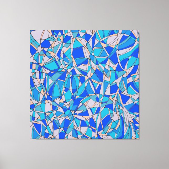 Abstract Circles Canvas Print (Front)