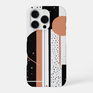 abstract circles iPhone 16 pro case
