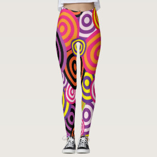 Abstract Circles Leggings