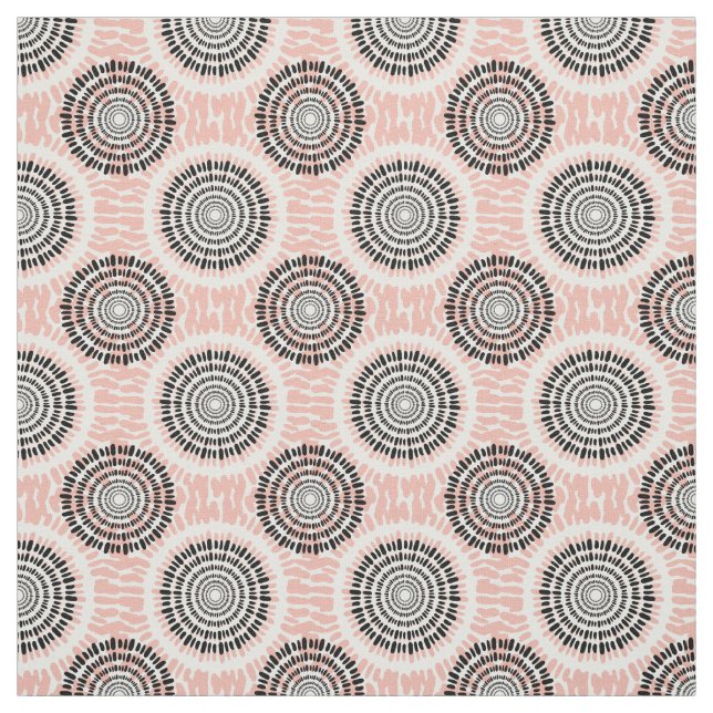 Abstract Circles Pattern fabric (Swatch)