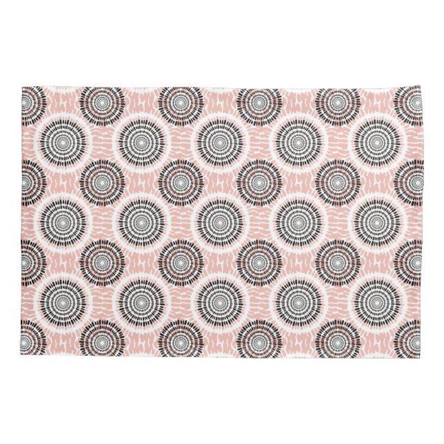 Abstract Circles Pattern pillowcases (Back)