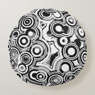 abstract circles pillow