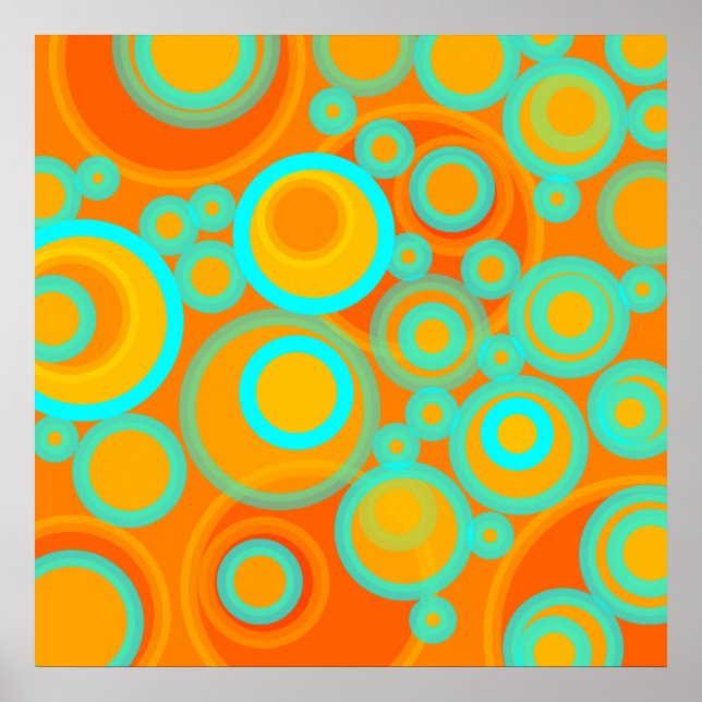 Abstract Circles Poster (Front)
