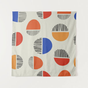 Abstract circles seamless pattern,background with tapestry