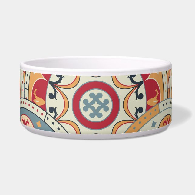 Abstract Circles: Trendy Coloured Wallpaper (Front)