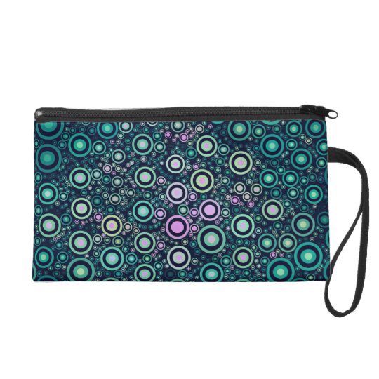 Abstract Circles Wristlet