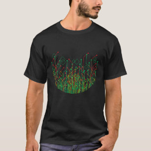 Abstract Circuit Board Binary computer scientist T-Shirt