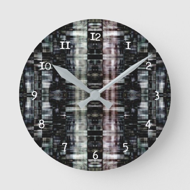 Abstract city at night round clock (Front)