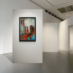 Abstract Cityscape Poster