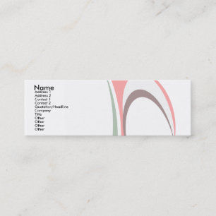 abstract classic mini business card