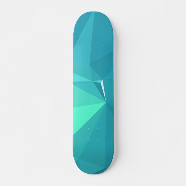 Abstract & Clean Geo Designs - Falcon Crown Skateboard (Front)