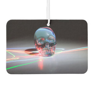 Abstract Clear Skull Air Freshener