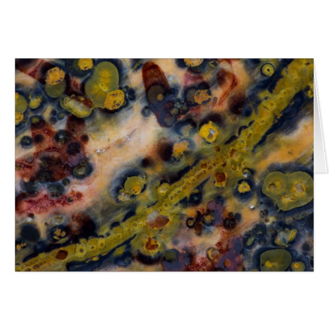 Abstract close up of Ocean Jasper (Front Horizontal)