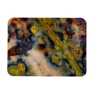 Abstract close up of Ocean Jasper Magnet