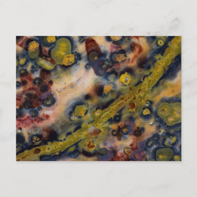 Abstract close up of Ocean Jasper Postcard (Front)