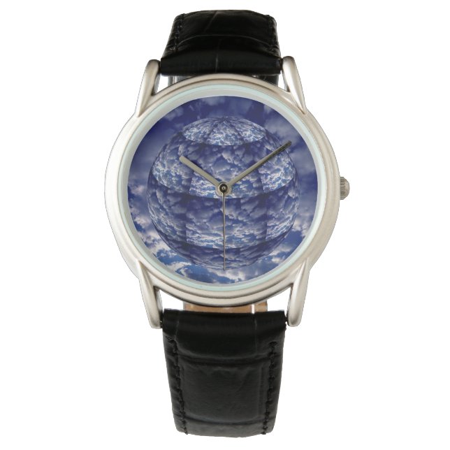 Abstract cloud 3D sphere Watch (Front)