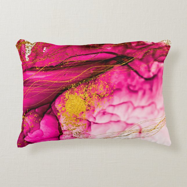 Abstract clouds-ART. Transparent creativity. Maste Accent Pillow (Front)