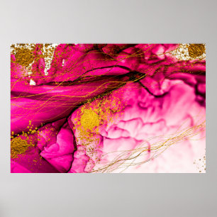 Abstract clouds-ART. Transparent creativity. Maste Poster