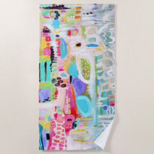Abstract Clouds Beach Towel