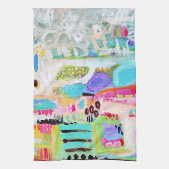 Abstract Clouds Kitchen Towel (Vertical)