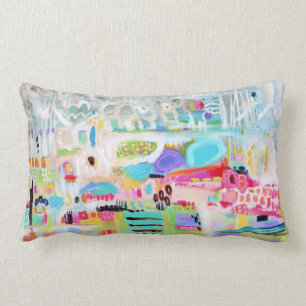 Abstract Clouds Lumbar Pillow