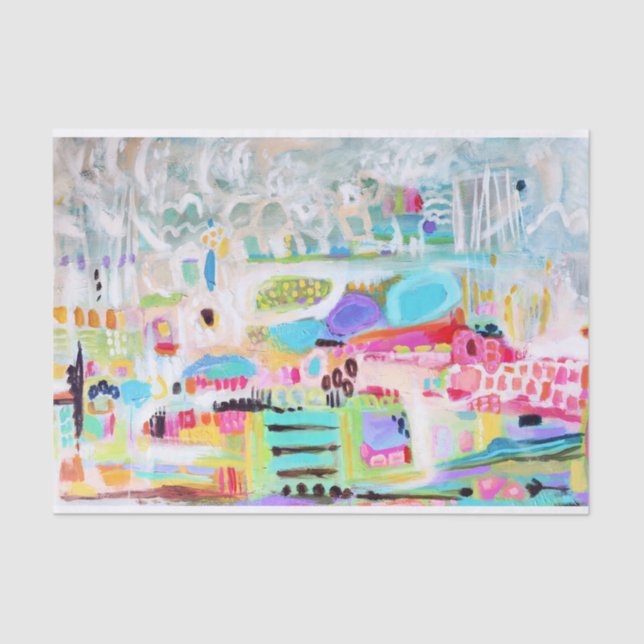 Abstract Clouds Tissue Paper (Front)