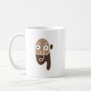 Abstract Coffee Man Mug