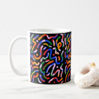 abstract coffee mug