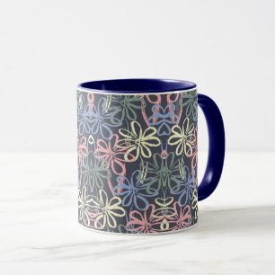 abstract coffee mug