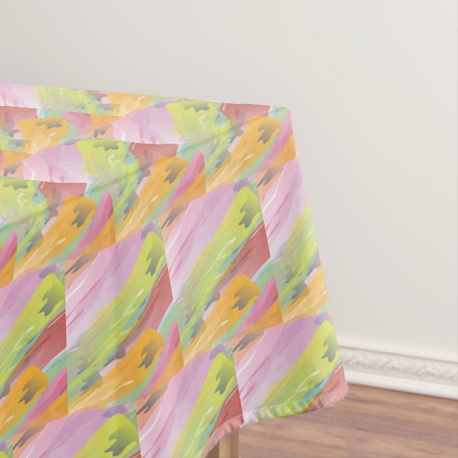 abstract color design tablecloth (In Situ)