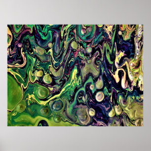 Abstract Color Study 290, Poster