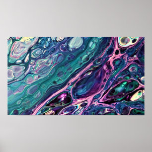 Abstract Color Study 305, Poster