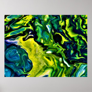 Abstract Color Study 319, Poster
