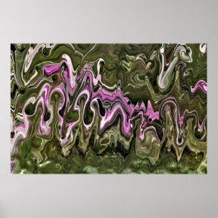 Abstract Color Study 466, Poster