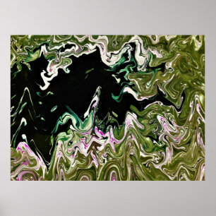 Abstract Color Study 482, Poster