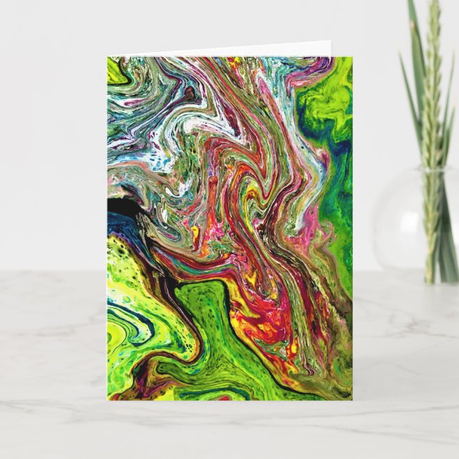 Abstract Color Study 52, card (Front)