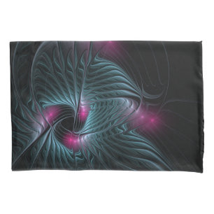 Abstract Colorful Fantasy Fractal  Pillowcase