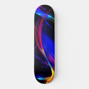 Abstract Colorful Lights - Skateboard