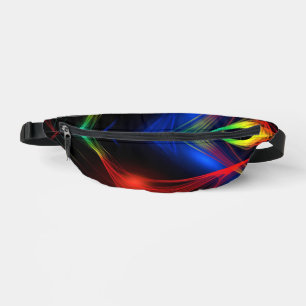 Abstract Colorful Neon Lights Pattern Fanny Pack