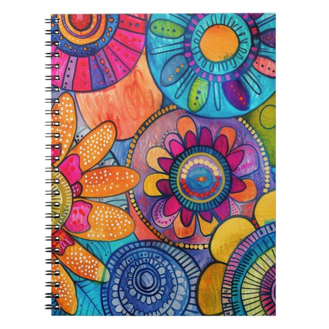 Abstract colorful Notebook (Front)