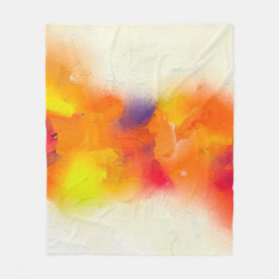 Abstract colorful oil painting on canvas texture.  fleece blanket