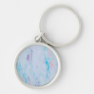 Abstract Colorful Premium Round Keychain