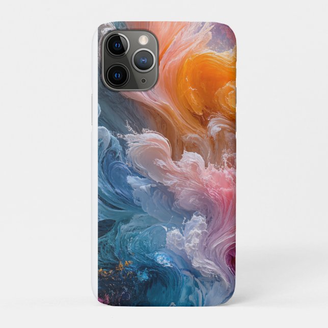Abstract colorful swirls Case-Mate iPhone case (Back)