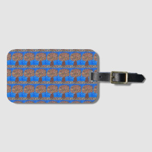 Abstract Colorful Tree Luggage Tag