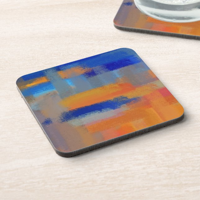 Abstract Colors Painting Coaster (Left Side)